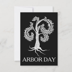 arbor day tree by abbey foster invitation