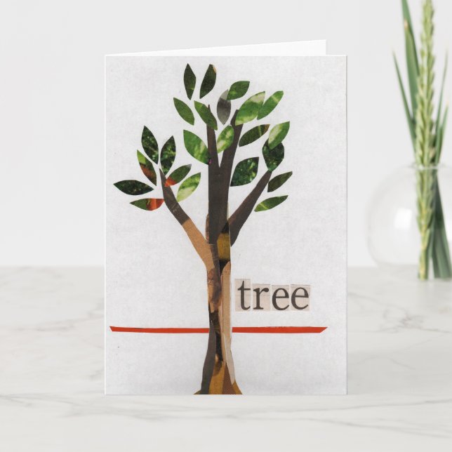 Arbor Day Tree Greeting Card (Front)