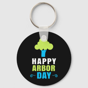 Arbor Day Tree Hugger Tree Care For A Happy Arbor Key Ring