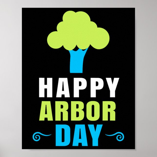 Arbor Day Tree Hugger Tree Care For A Happy Arbor  Poster (Front)