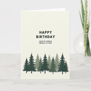 Arboreal Birthday Card