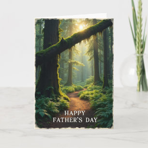 Arboreal Fathers Day Art Card