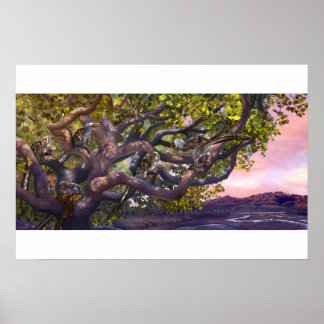 Arboreality in Juvenile Deinonychus Print