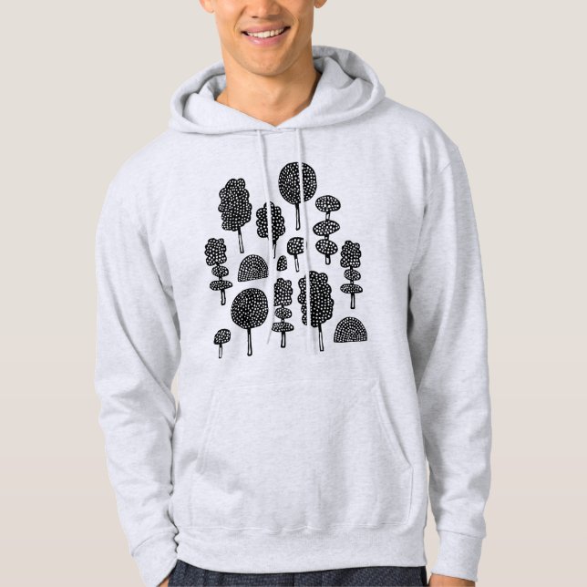 Arboretum 230715 - Black Hoodie (Front)