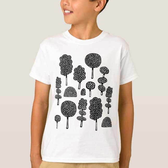 Arboretum 230715 - Black T-Shirt (Front)