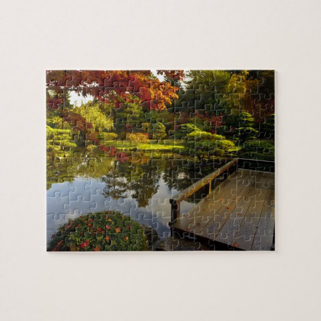 Arboretum, Japanese Garden, Seattle, Washington, Jigsaw Puzzle (Horizontal)