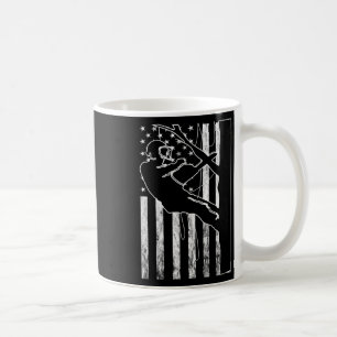 Arborist America Usa Outdoorsman Tree Climbing Log Coffee Mug