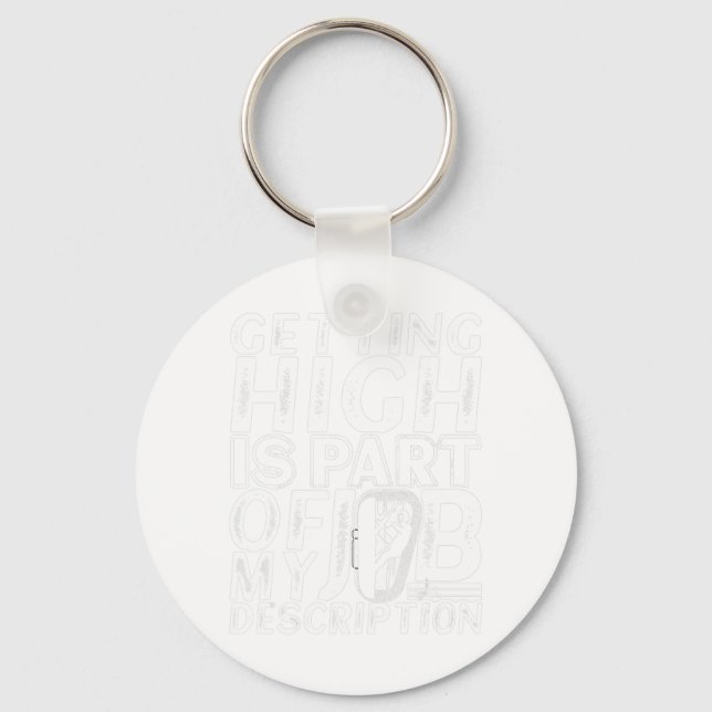 Arborist Apparel Arborist Tree Climbing Tree Trimm Key Ring (Front)
