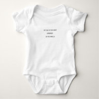 Arborist chainsaw baby gift