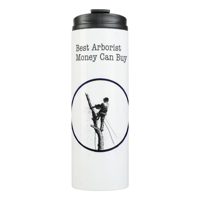 Arborist chainsaw tree surgeon thermal tumbler (Front)