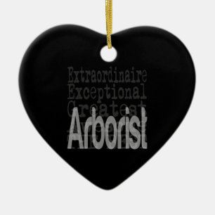 Arborist Extraordinaire Ceramic Tree Decoration