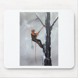 Arborist Long Haul Husqvarna Mouse Pad