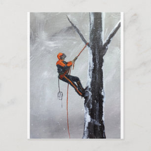 Arborist Long Haul Husqvarna Postcard