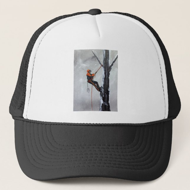 Arborist Long Haul Husqvarna Trucker Hat (Front)