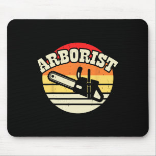 Arborist Lumberjack Tree Climber Cutter Trimmer Tr Mouse Pad