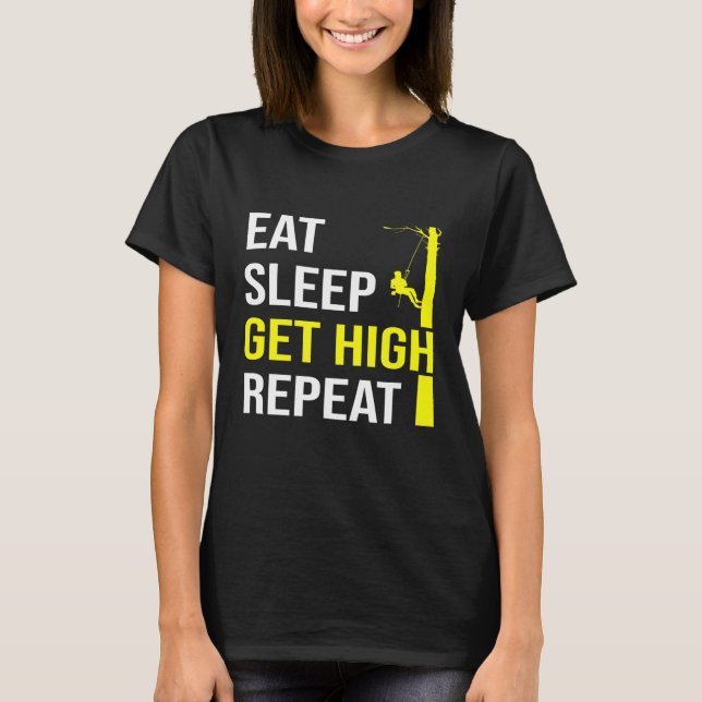 Arborist Lumberjack Tree Cutter T-Shirt (Front)