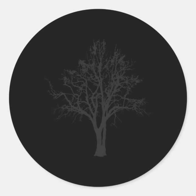 Arborist Nature Tree Huggers Oak Tree Classic Round Sticker (Front)