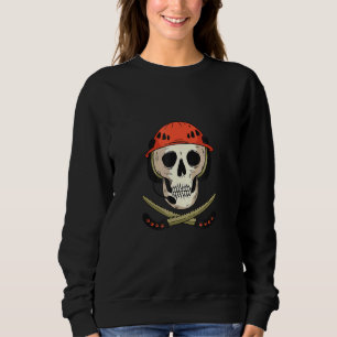 Arborist Skull Tree Worker Sweatshirt