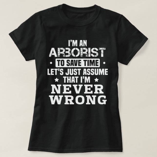 Arborist T-Shirt (Design Front)