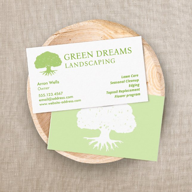 Arborist Tree Care  Business Card (Creator Uploaded)