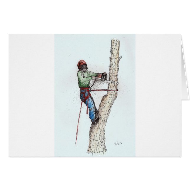 Arborist Tree Surgeon (Front Horizontal)