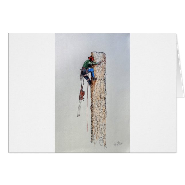 Arborist Tree Surgeon (Front Horizontal)