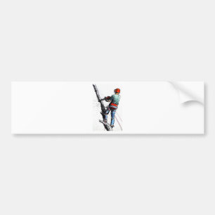 Arborist Tree Surgeon Bumper Sticker