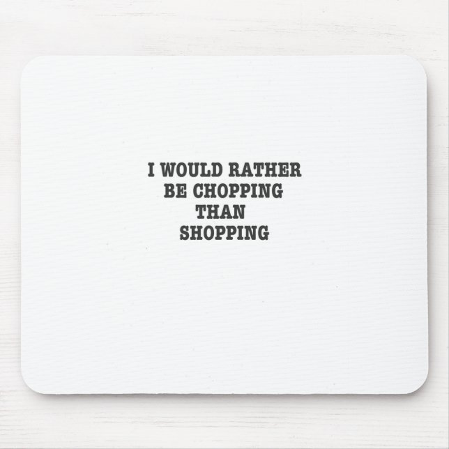 Arborist Tree Surgeon chainsaw gift. Mouse Pad (Front)