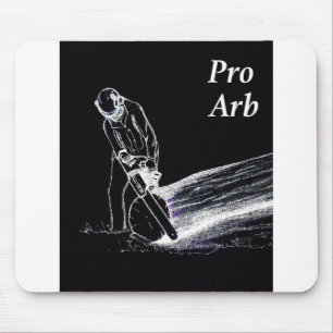 Arborist Tree Surgeon Chainsaw Mouse Pad