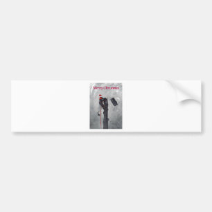 Arborist tree surgeon christmas card bumper sticker