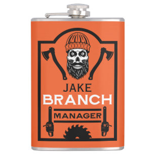 Arborist Tree Surgeon Hip Flask