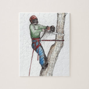 Arborist Tree Surgeon Jigsaw Puzzle