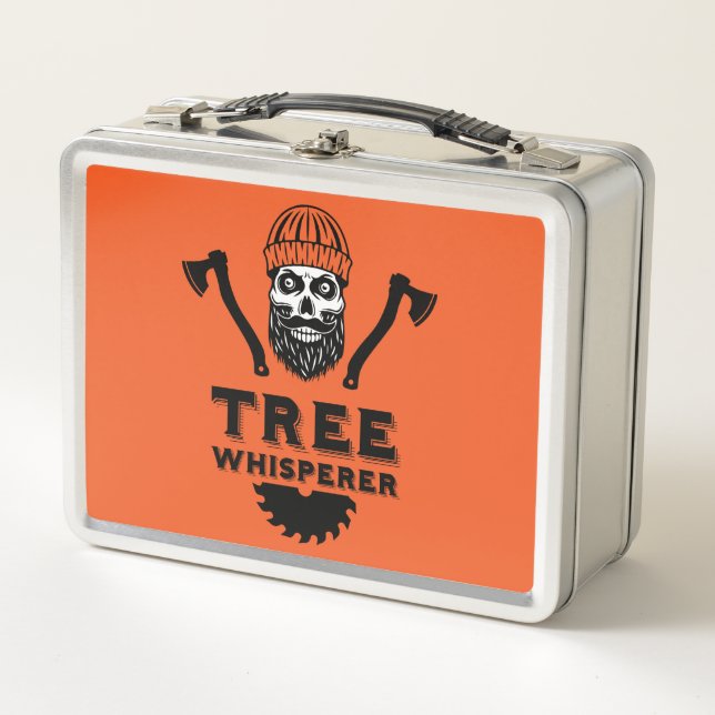  Arborist Tree Surgeon Metal Lunch Box (Front)