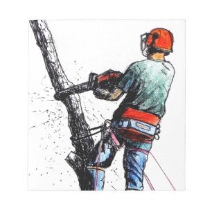 Arborist Tree Surgeon Notepad