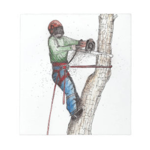 Arborist Tree Surgeon Notepad