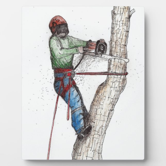 Arborist Tree Surgeon Plaque (Front)