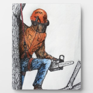 Arborist Tree Surgeon Plaque