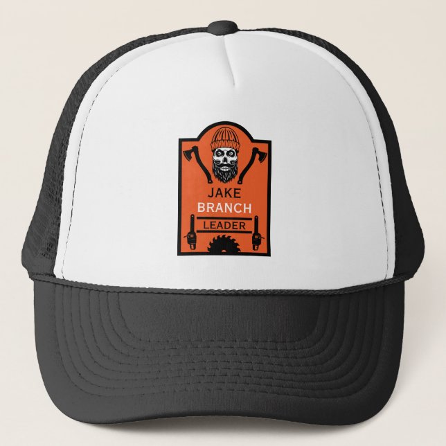  Arborist Tree Surgeon Trucker Hat (Front)