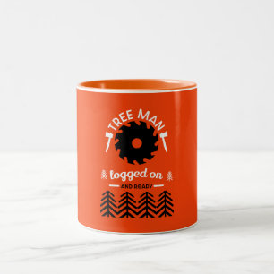 Arborist Tree Surgeon Two-Tone Coffee Mug