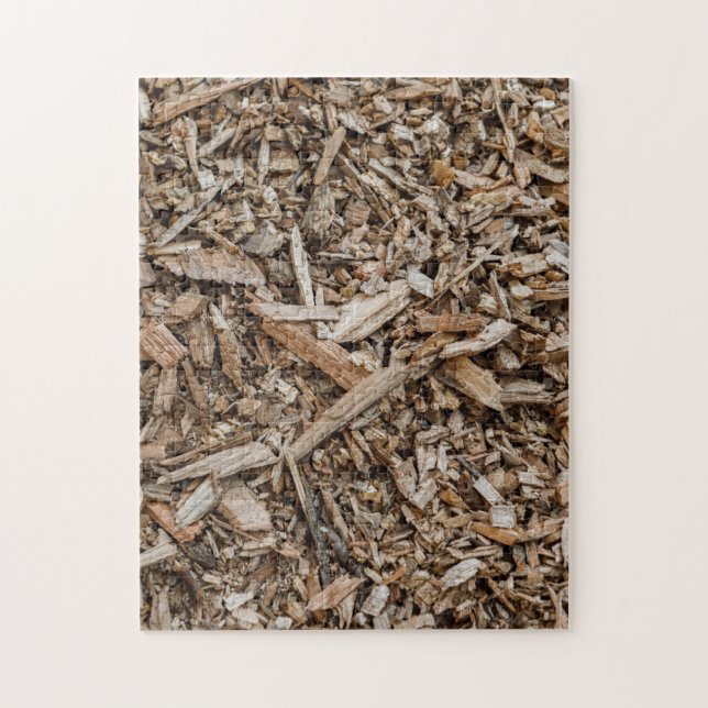 Arborist Wood Chips Background Jigsaw Puzzle (Vertical)