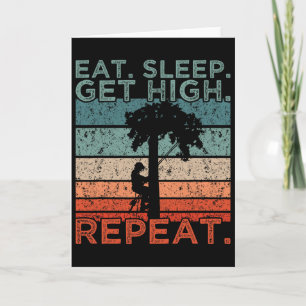 Arborist Woodworker Outfit Logger Card