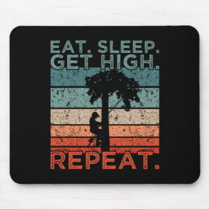 Arborist Woodworker Outfit Logger Mouse Pad