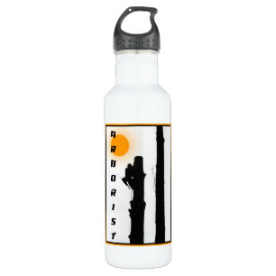 Arborists: Rising sun silhouette climber 710 Ml Water Bottle