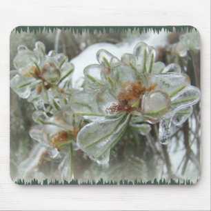 Arborvitae Tips in Ice Mouse Pad
