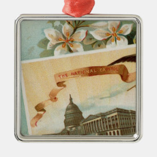 Arbuckles' illlustrated atlas metal tree decoration