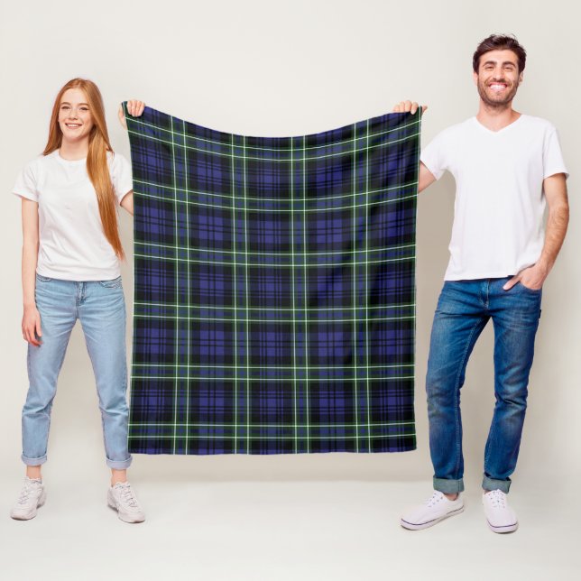 Arbuthnot Plaid Fleece Blanket (In Situ)