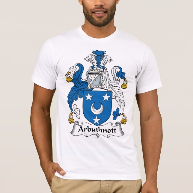 Arbuthnott Family Crest T-Shirt (Front)