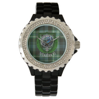 Arbuthnott Scottish Clan Tartan and Crest Watch