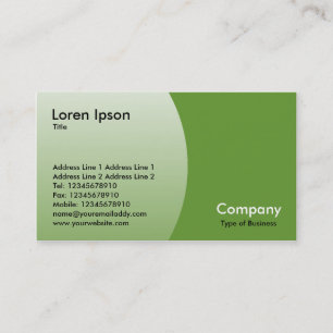 Arc - Avocado Green Business Card