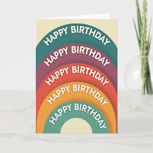 Arc Birthday Celebration Card